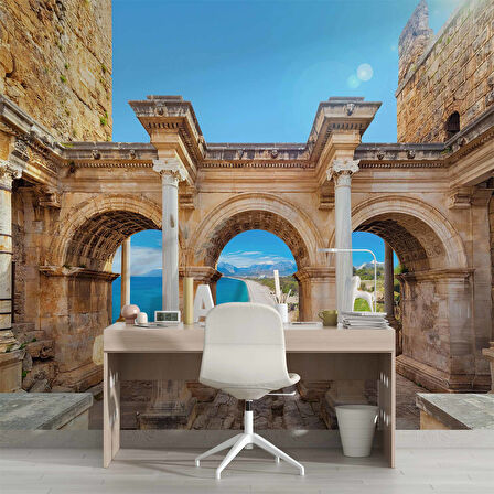 Antalya Tarihi Hadrian Kapısı Duvar Kağıdı