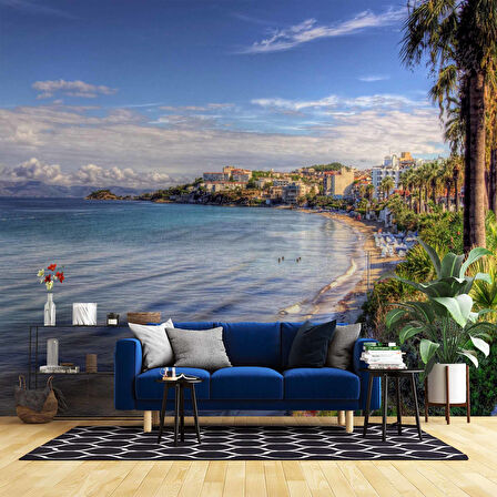 Aydın Plaj Manzaralı Duvar Kağıdı