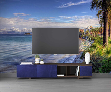 Aydın Plaj Manzaralı Duvar Kağıdı