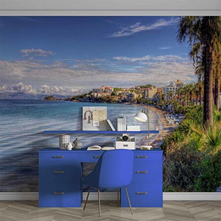 Aydın Plaj Manzaralı Duvar Kağıdı