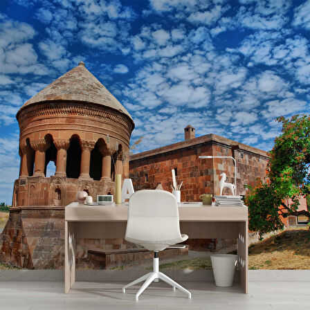 Bitlis Ahlat Emir Bayindir Mescidi Manzaralı Duvar Kağıdı