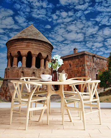 Bitlis Ahlat Emir Bayindir Mescidi Manzaralı Duvar Kağıdı