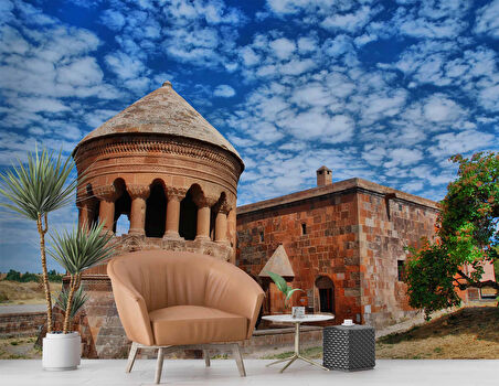 Bitlis Ahlat Emir Bayindir Mescidi Manzaralı Duvar Kağıdı