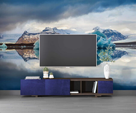 Okyanus Kutuplar Manzaralı Duvar Kağıdı