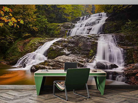 Bursa Suuçlu Şelale Manzaralı Duvar Kağıdı