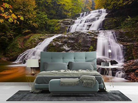 Bursa Suuçlu Şelale Manzaralı Duvar Kağıdı