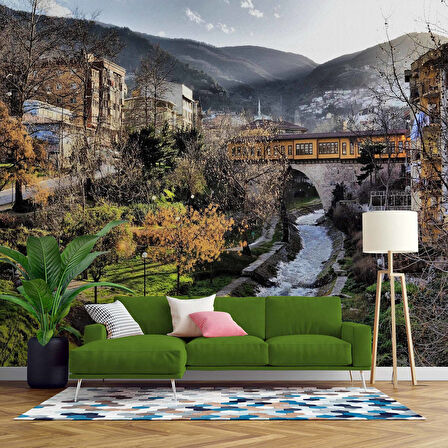 Bursa Irgadı Köprüsü Manzaralı Duvar Kağıdı