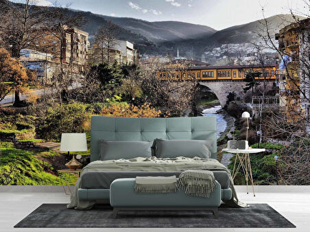 Bursa Irgadı Köprüsü Manzaralı Duvar Kağıdı