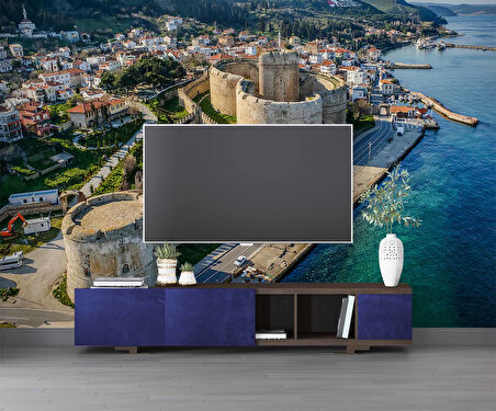 Çanakkale Kilitbahir Kalesi Manzaralı Duvar Kağıdı