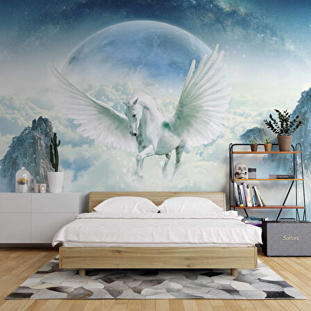 Unicorn Kanatlı At Duvar Kağıdı