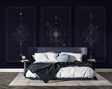 Geometrik Tablo Duvar Kağıdı