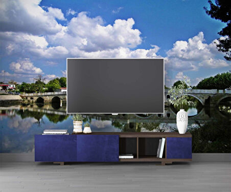 Edirne Meriç Köprüsü Manzaralı Duvar Kağıdı