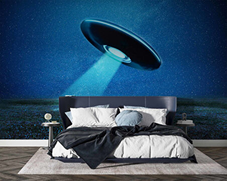 Uzay Ufo Manzaralı Duvar Kağıdı