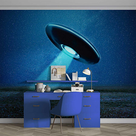 Uzay Ufo Manzaralı Duvar Kağıdı