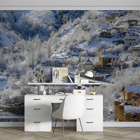 Gümüşhane Kış Manzaralı Duvar Kağıdı