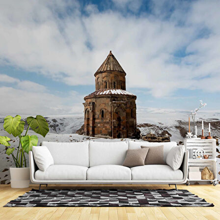 Kars Kış Manzaralı Duvar Kağıdı