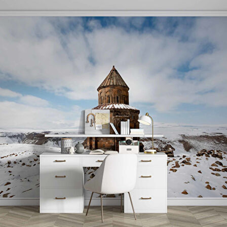 Kars Kış Manzaralı Duvar Kağıdı