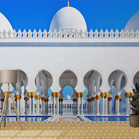 Cami Duvarı Manzaralı Duvar Kağıdı