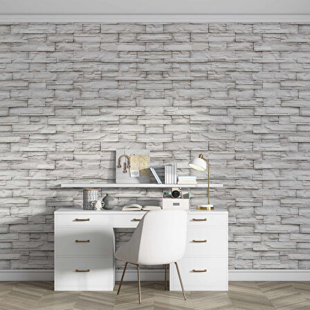 Kesme Beyaz Taş Duvar Kağıdı