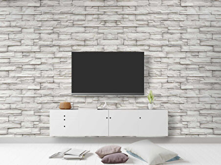 Kesme Beyaz Taş Duvar Kağıdı