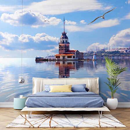 Üsküdar Kız Kulesi Temalı Duvar Kağıdı