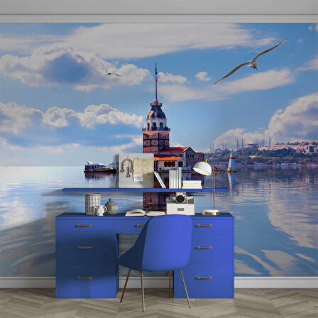 Üsküdar Kız Kulesi Temalı Duvar Kağıdı