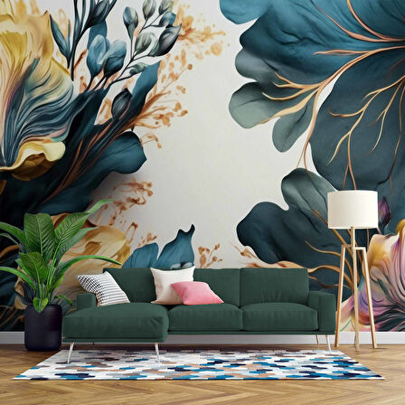 Soft Yaprak Temalı Duvar Kağıdı