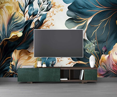 Soft Yaprak Temalı Duvar Kağıdı