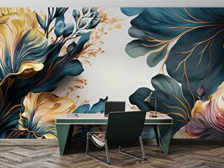 Soft Yaprak Temalı Duvar Kağıdı