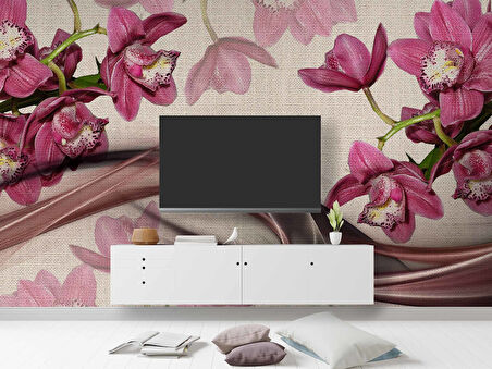 Pembe Çiçek Duvar Kağıdı