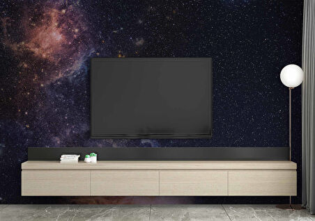 Uzaydaki Yıldız Manzaralı Duvar Kağıdı Baskı