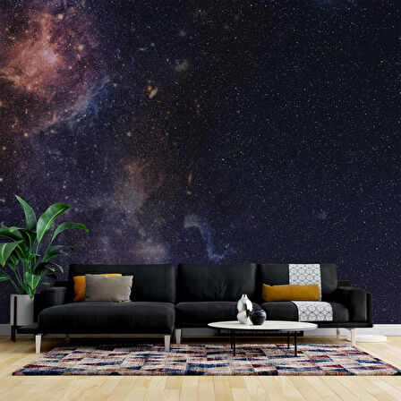 Uzaydaki Yıldız Manzaralı Duvar Kağıdı Baskı