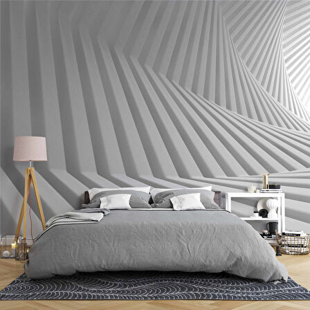 3 Boyutlu Geometrik Derinlik Duvar Kağıdı Baskı