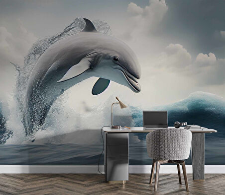 Yunus Balığı Temalı Duvar Kağıdı