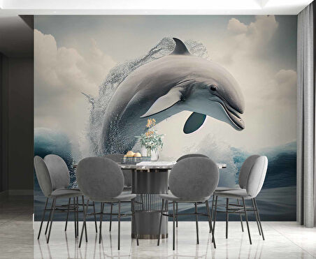 Yunus Balığı Temalı Duvar Kağıdı