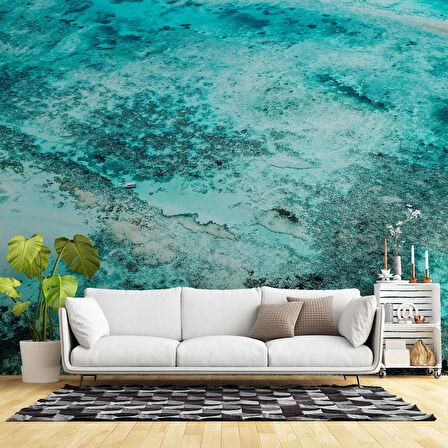 Şeffaf Deniz Manzaralı Duvar Kağıdı