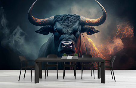 Boğa Temalı Duvar Kağıdı