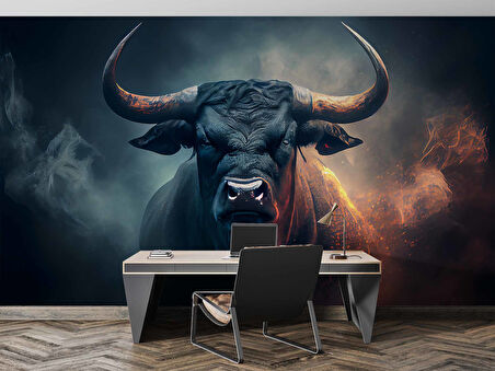 Boğa Temalı Duvar Kağıdı