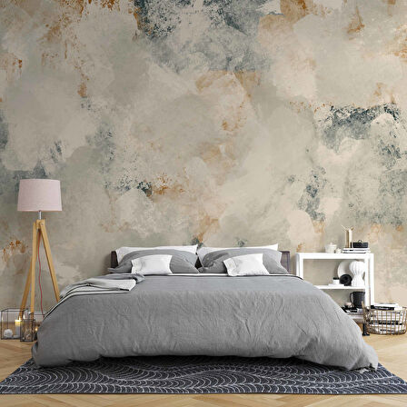 3 Boyutlu Açık Mermer Temalı Duvar Kağıdı