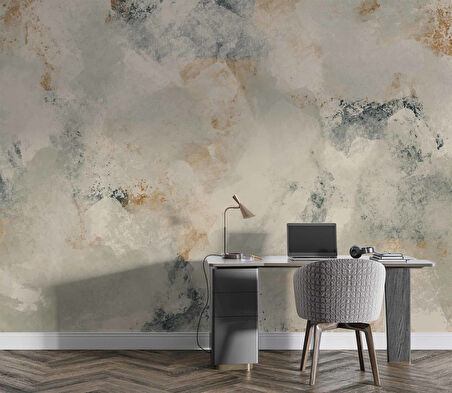 3 Boyutlu Açık Mermer Temalı Duvar Kağıdı