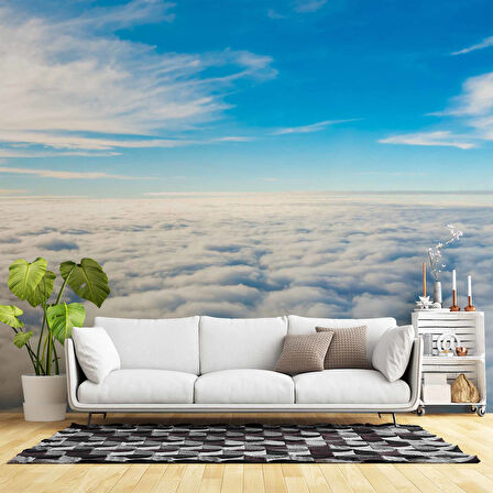 Gökyüzü ve Bulut Manzaralı Duvar Kağıdı Baskı