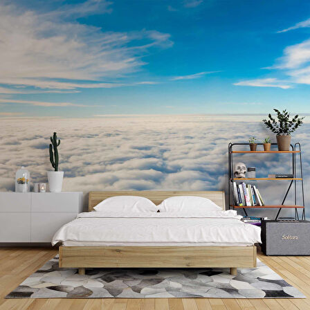 Gökyüzü ve Bulut Manzaralı Duvar Kağıdı Baskı