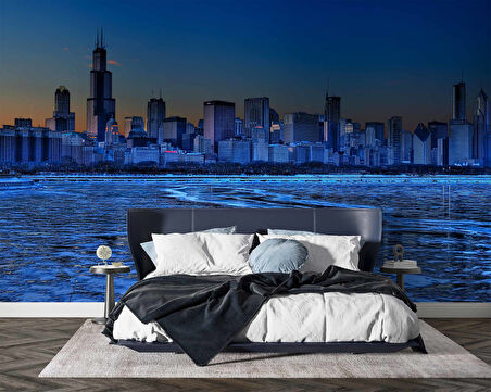 Gece Şehir Manzaralı Duvar Kağıdı