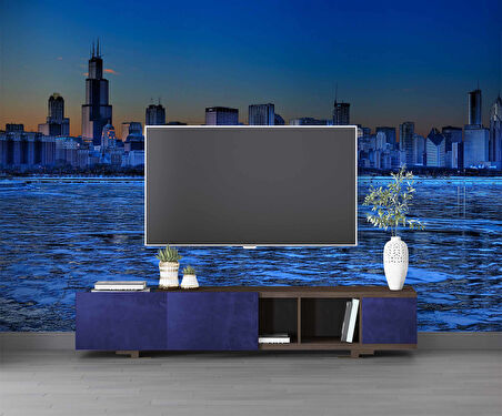 Gece Şehir Manzaralı Duvar Kağıdı