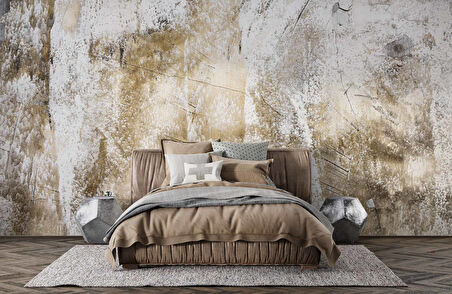 3 Boyutlu Eskitme Duvar Temalı Duvar Kağıdı