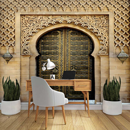 Tarihi Cami Kapısı Duvar Kağıdı