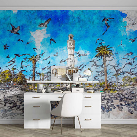 İzmir Konak Saatli Kule Duvar Kağıdı