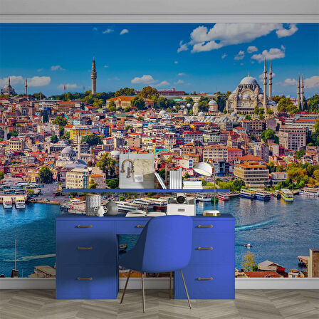 İstanbul Eminönü Manzaralı Duvar Kağıdı