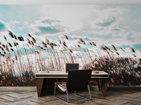 Buğday Tarlası Temalı Duvar Kağıdı