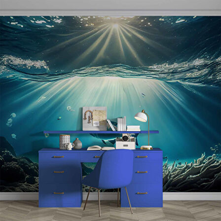 Denizaltı Balık Manzaralı Duvar Kağıdı